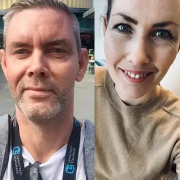 Sven-Erik Bergman og Randi Bjerke Øglænd 