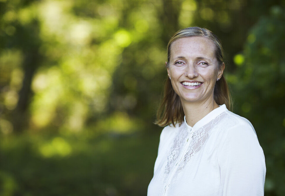 Bytter ut dagligvare med fintech: Guri Berge satte punktum for en over 15 år lang karriere i Orkla i 2020. Nå skal hun bygge merkevaren til det fem år gamle fintech-selskapet Kron.