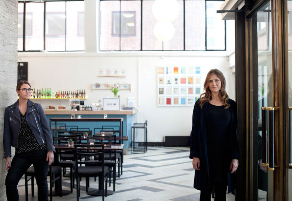 Ny «content marketing»-modell: Jorunn Flydal og Henriette Hedløv i Medialounge vil sette opp en markedsplass der annonsører betaler mediene for å bruke innholdet i markedsøyemed. (Foto: Jannecke Sanne Normann).