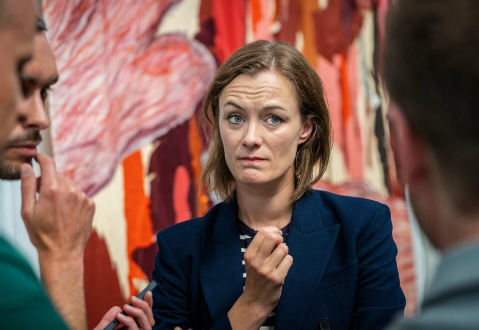 Kritisk til Meta-grep: Kulturminister Anette Trettebergstuen tok torsdag i mot flere av de største teknologigantene som Meta, Google og TikTok til et møte med norske mediehus. Der dukket det opp flere bekymringer fra medietoppene. Foto: Ole Berg-Rusten/NTB