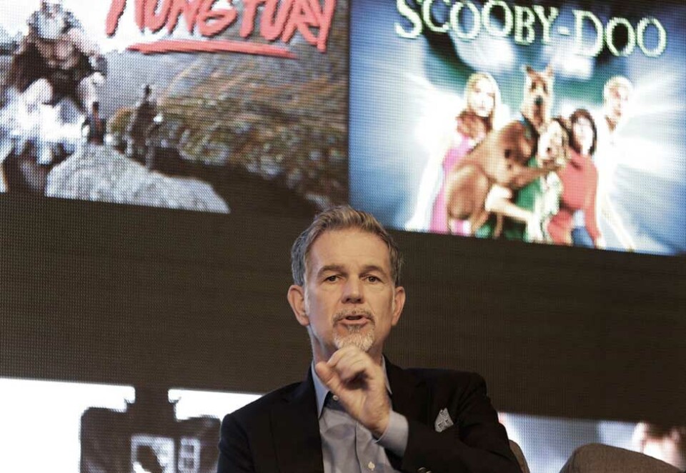 Skuffet markedet: Netflix-sjefen Reed Hastings fikk rekordmange nye kunder i fjor, mye grunnet koronapandemien. Men nå flater veksten ut.