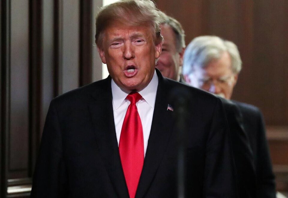 Trump topper: Donald Trump er nok en gang den mest omtalte i norske nyheter, men gruvedrama i Thailand og Fotball-VM er nyhetene flest opplever som best dekket. Foto: Scanpix.