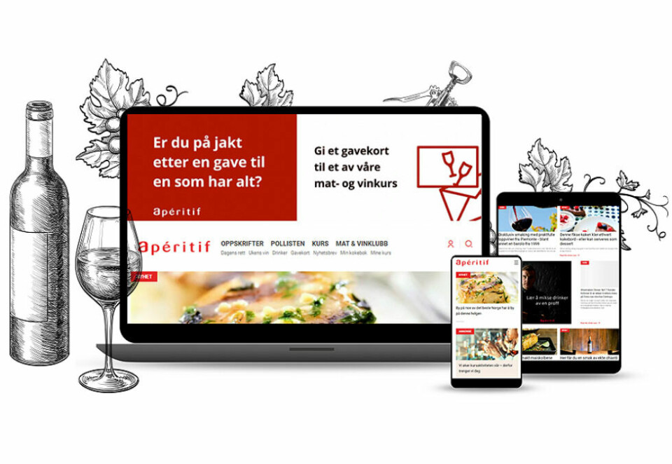 Aperitif - Edito nettside (proprietær CMS)