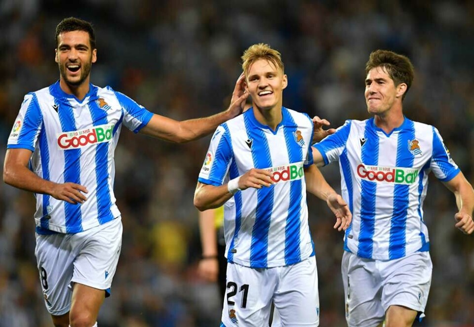 La Liga på TV 2: Martin Ødegaard og Real Sociedad blir å se eksklusivt på TV 2 fra 2021. Spanske La Liga og TV 2 har inngått en femårsavtale som sikrer mediehuset rettighetene til samtlige 380 kamper hver sesong. Foto: NTB Scanpix