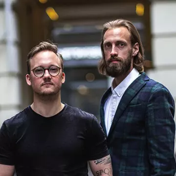 Simen Kjær og Stian Rogert Kristiansen 