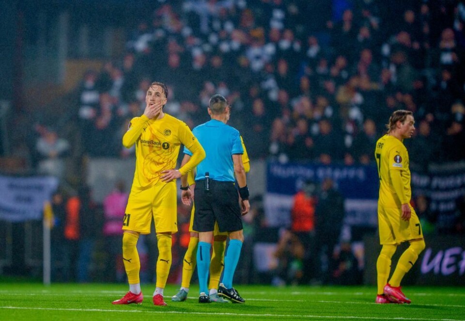 Skuffet: Bodø/Glimt gikk til semifinale i en Europa-turnering. Det har aldri et norsk lag gjort tidligere, og det var det naturligvis stor interesse rundt. Foto: NTB.