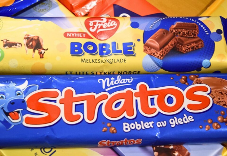 Møttes i retten: Orkla og Mondelez møttes i retten i midten av april. Nå er dommen klar og de Freia pålegges å trekke Boble tilbake fra markedet. Foto: Anette Johansen-Desjardin