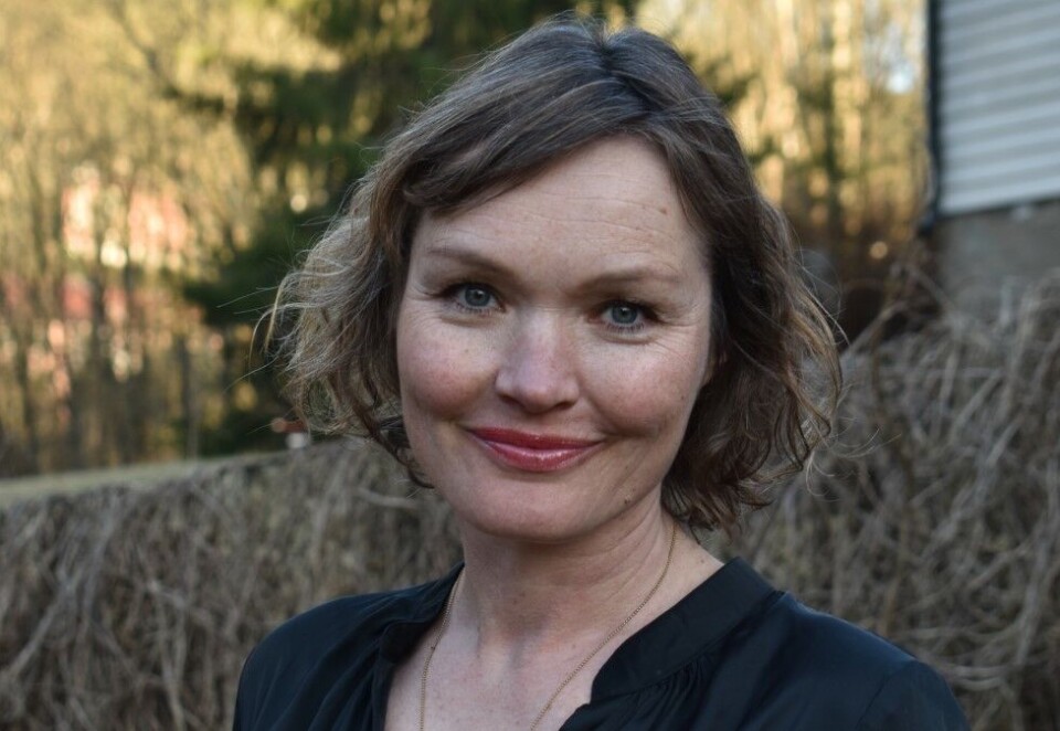 Gleder seg: Cathrine Simonsen forteller at hun gleder seg til å ta over rollen som sjef for Drama i produksjonsselskapet Monster. Hun tar over etter Vegard Stenberg Eriksen.