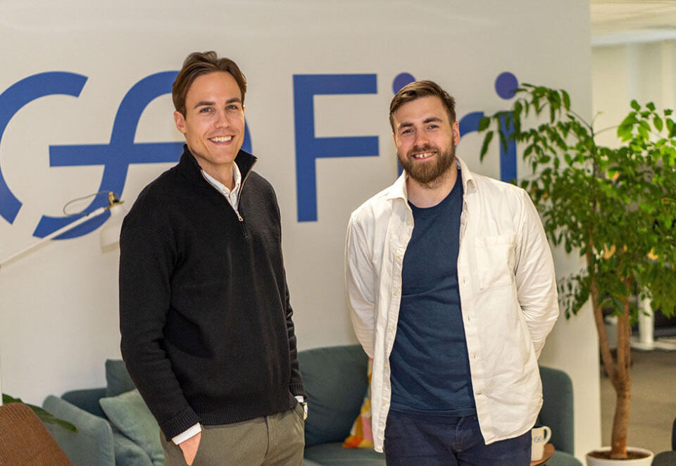 Klare for krypto: Carl Kleiberg (til venstre) og Christoffer Nergård skal jobbe for å få flere til å investere i kryptovaluta gjennom det norske startup-selskapet Firi.