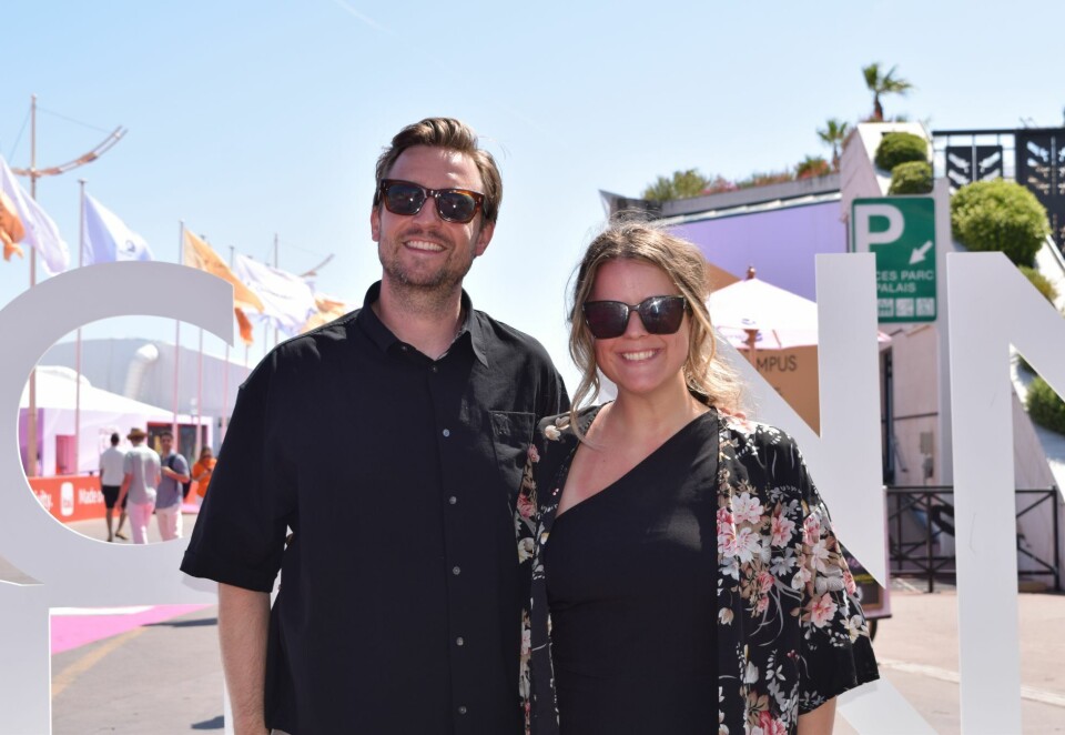 Sikret løve: Eirik Sørensen og Caroline Riis i Try Reklame vant Norges første og foreløpig eneste løve i Cannes Lions. Mandag ble det bronse med Ikea og «Life is not an Ikea Catalogue» i Print & Publishing. Foto: Anette Johansen-Desjardin