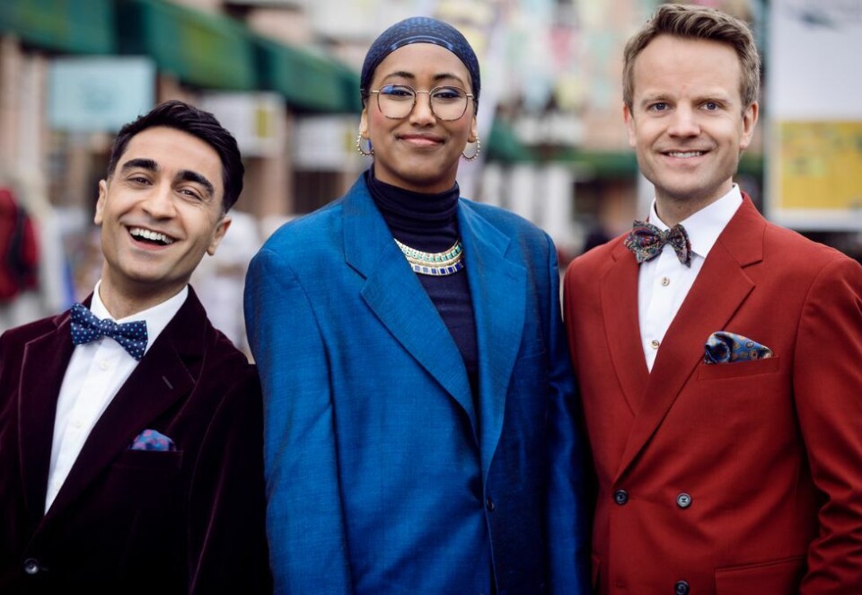 Ny trio: Amir Horori, Hani Hussein og Erik Solbakken skal lose publikum gjennom «Festen etter fasten» i år.