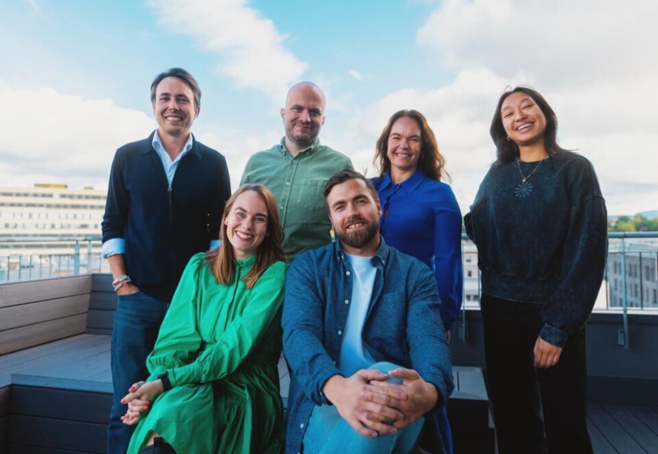 Ny mediebyrå-kunde: WAL hanker inne nok en kunde til sin nystartede mediebyråvirksomhet. Her Herman Mueller Stormyr (WAL), Emil Åkerd (Komplett), Marianne Lånkan (Komplett), Camilla Kromli (WAL), Ingvild Aslaksen Sande (Komplett og Christoffer Nergård (WAL).