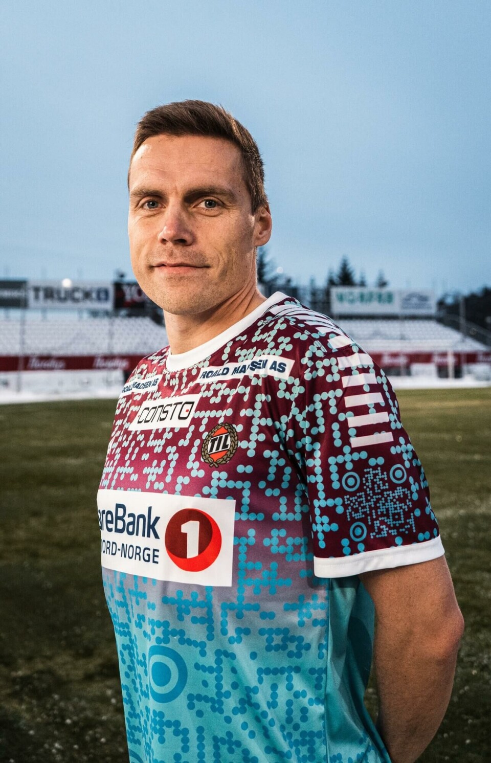 QR: Drakten skal i bruk allerede førstkommende søndag i Tromsøs siste seriekamp mot Viking. Foto: William Frantzen / Tromsø IL / NTB