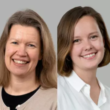 Anne Therese Gullberg og Hedvig Heyerdahl Moser 