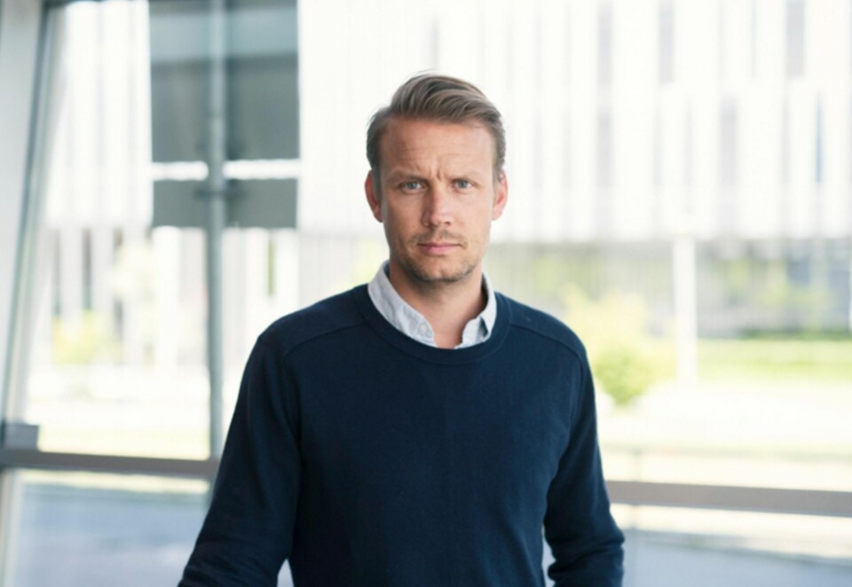 Ingen Rolls-Royce: PR- og kommunikasjonssjef i Volvo Norge, Erik Trosby, takker finansministeren for Volvo-kommentaren i DN mandag. - Vedum giftet seg jo i en Volvo, så han vet hva han snakker om. Foto: Volvo Cars