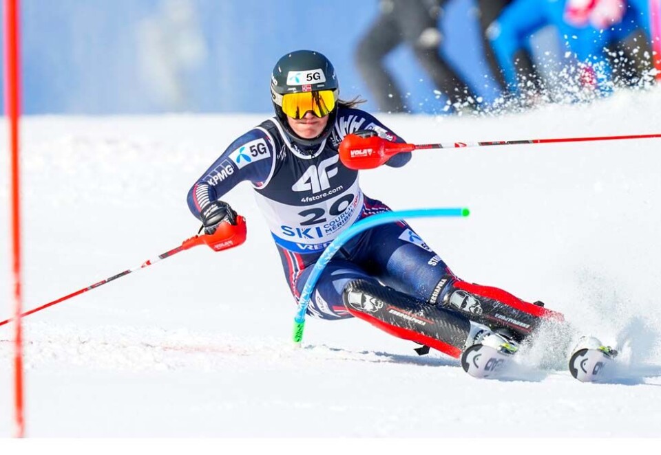 Gullvinner: Under VM i Frankriken klinket Maria Therese Tviberg ftil med det første, norske kvinnelige VM-gullet på 65 år.Foto: Lise Åserud / NTB