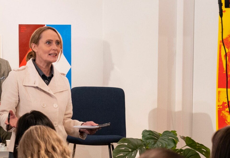 Bekymret: Grafills bransjeundersøkelse maler et dystert bilde av den norske designbransjen. Daglig leder i Grafill, Lene Renneflott er bekymret på vegne av bransjen. Foto: Jon Gorospe