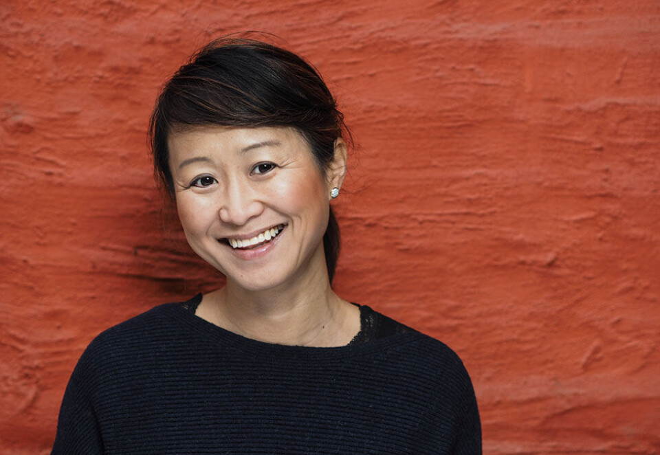 Schibstedifisert: - Jeg er sikkert blitt «Schibstedifisert» på den tiden jeg har vært her, samtidig prøver jeg å bevare «utenfra-og-inn-perspektivet» så lenge som mulig, sier Camilla Kim Kielland. Foto: Caroline Roca.