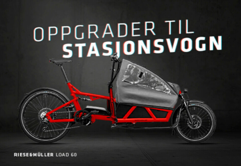 Den nye bilen har to hjul