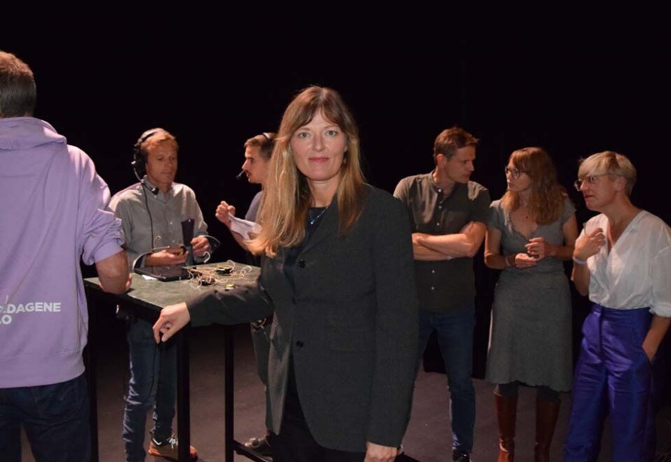 Maipo-sjefen: Maipo-sjefen Synnøve Hørsdal har lagt bak seg et rekordår, men ser nå flere mørke skyer på TV-himmelen. Foto: Knut Kristian Hauger.