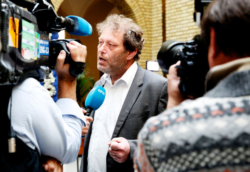 Tapte i retten: Bellona tapte rettssaken om en faktureringsstrid i Oslo tingrett. Faglig leder Frederic Hauge vil ikke kommentere dommen. Foto: Marte Christensen/NTB Scanpix.