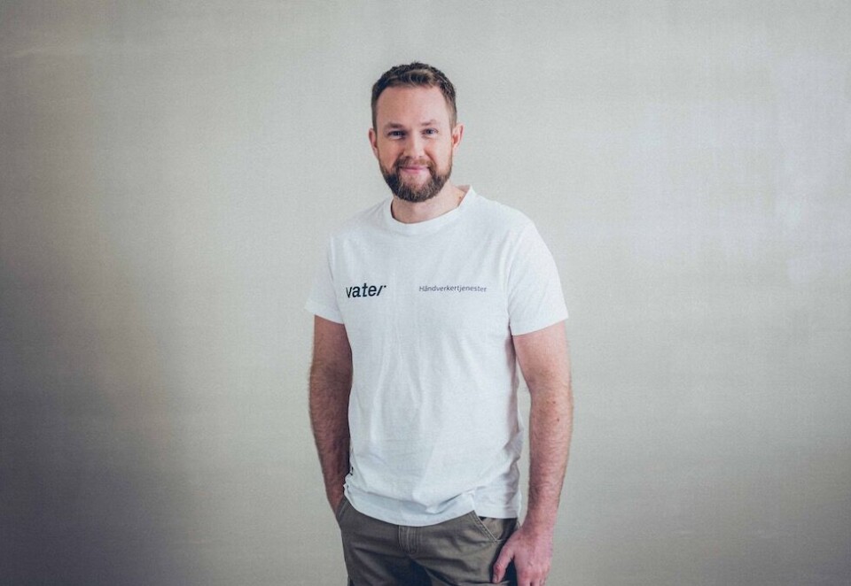 Lanserer ny tjeneste: - Vårt mål er å bli en totalleverandør av oppussingstjenester til hjemmet, sier Erik Getz Skotvedt om Vater Håndverkere. Foto: Vater