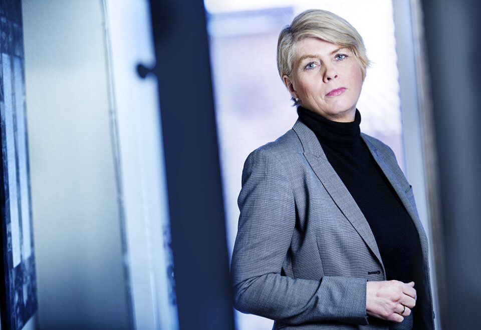 Reagerer: - Vi syntes at feilføring av medlemmer er et problem og det var derfor jeg reagerte sånn på den videoen fordi den skapte et annet inntrykk, sier Kristin Gunleiksrud Raaum. Foto: Bo Mathisen.