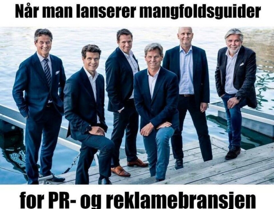 Sparker til bransjen: - Vi ønsker å ta bransjen litt på kornet, sier «Emma». Fotoet er egentlig fra da Erik G. Braathen, sammen med tidligere Norwegian-topper, lanserte et nytt flyselskap. Foto: Skjermdump