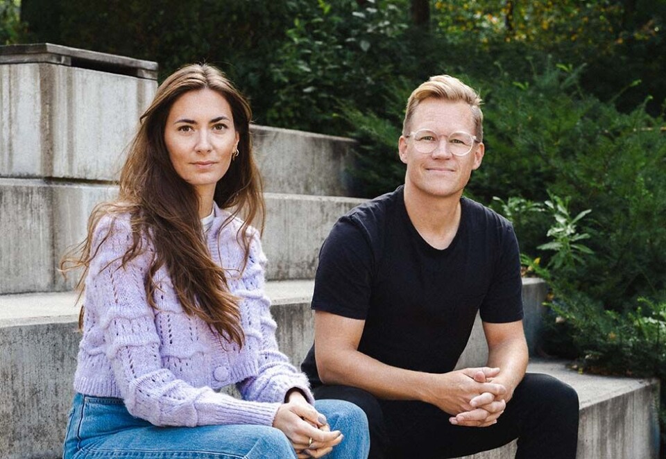 Fra Try til JCP: Solene Lie Bourgetel kommer sist fraTry Råd og har tidligere jobbet i Kikkut Kommunikasjon. Her er hun med JCP PRAD-sjef Lars Eia Kirkholm.