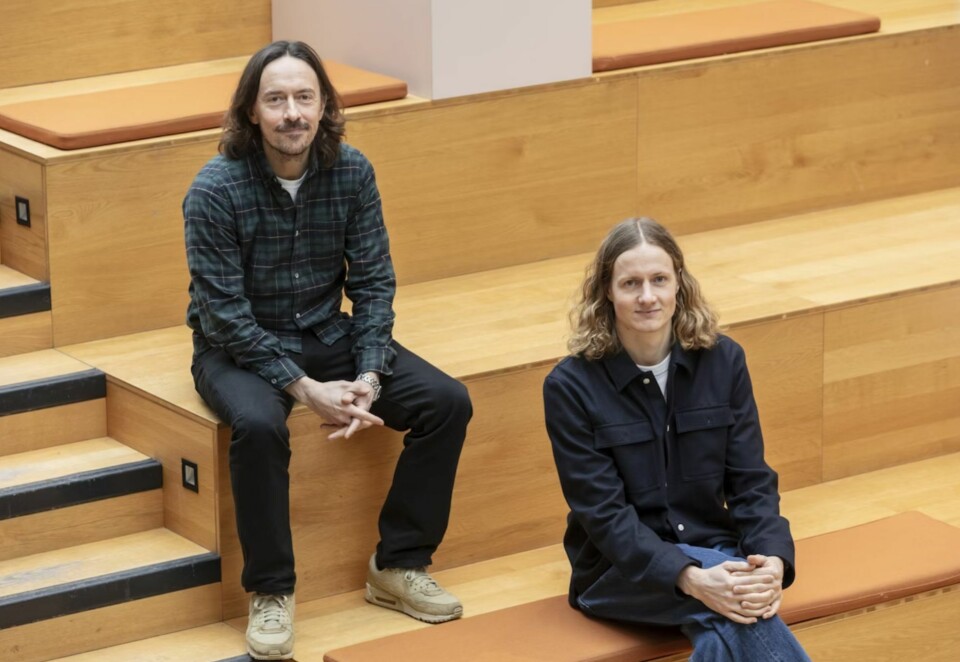 Klare for Gullblyanten: Fra venstre: Øyvind Waage og Mads Rønold, er nye jurypresidenter i Gullblyanten. Foto: Stine Østby/Kreativt Forum