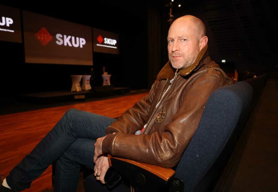 Frilansjournalist: Frilansjournalist Lars Gautneb er den som har skrevet mange av sakene Se og Hør har publisert om Durek Veretts familie. Gautneb var også en av serieskaperne bak Exit. Foto: Eivor Eriksen.