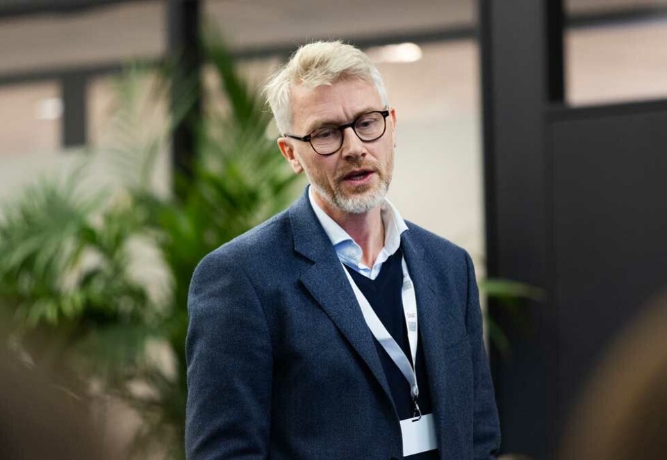 Skuffet: TV 2-sjef Olav Sandnes fant lite å glede seg over i budsjettforliket mellom regjeringen og SV. Foto: Eivor Eriksen.