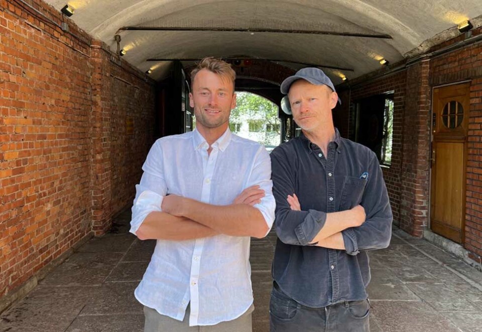 Ny humorduo: TV 2 har fått på plass en helt ny humorduo, men navnene bak er langt fra ukjente. Her Petter Northug og Harald Eia sammen i ny utgave. Foto: TV 2.