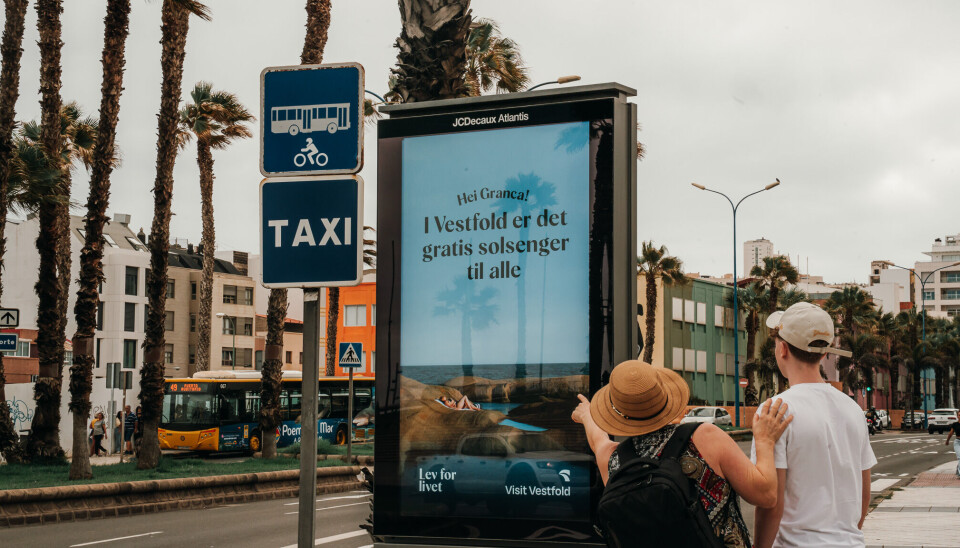 Vestfold i Granca: Kampanjen har som formål å lokke nordmenn hjem fra syden i sommer, og heller ta ferien i Vestfold.