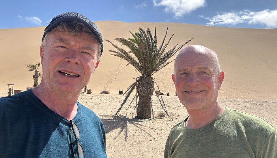 På eventyr: Øystein Bache og Rune Gokstad er nok en gang ute på eventyr.