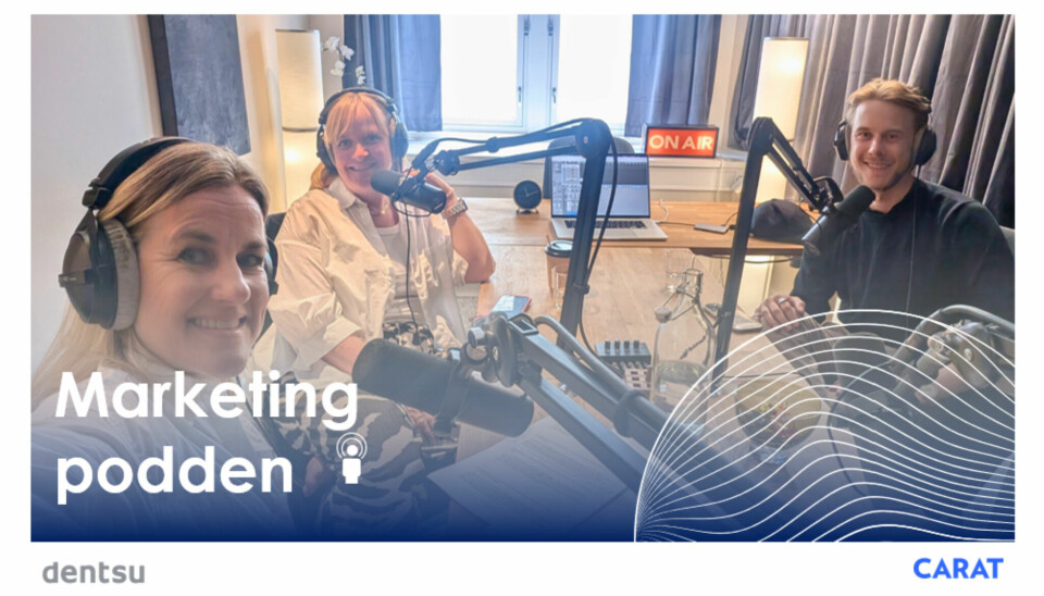 Margrethe, Kristina og Jesper i studio