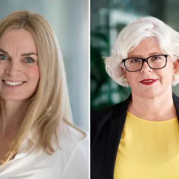 Åse Kringstad og Rhiannon Edwards