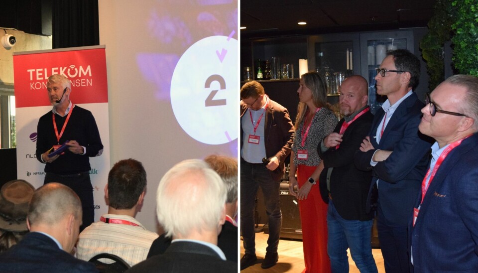 Olav Sandnes var en av talerne på årets Telekomkonferansen der han mente at globale giganter også utfordret samarbeidet mellom norske TV-kanaler og TV-distributørene. I salen stod landets TV-distributører fra Viaplay, Telia, RiksTV og Telenor.