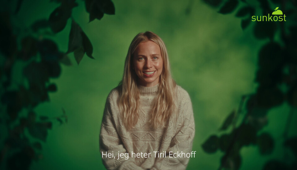 Ny kampanje: Sunkost er nå live med en større kampanje med Tiril Eckhoff på TV, online video og sosiale medier. Sunkost er nå live med en større kampanje med Tiril Eckhoff på TV, online video og sosiale medier.