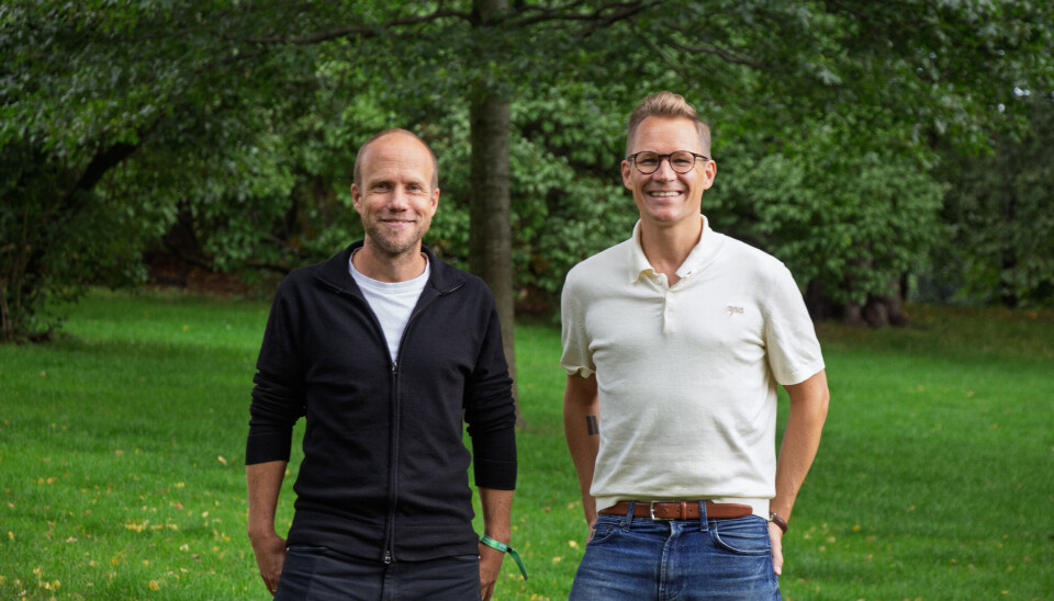 SOS-barnebyer og det ferske reklamebyrået, Søndre, finner sammen. Her er markedssjef i SOS-barnebyer, Sigurd T. Skjefstad, og byråleder i Søndre, Lars Eia Kirkholm.