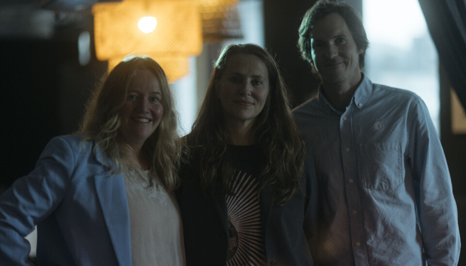 Tone Helene Angsund i Trigger, Therese Dahl i ADHD Norge og Anders Melchior i Trigger.