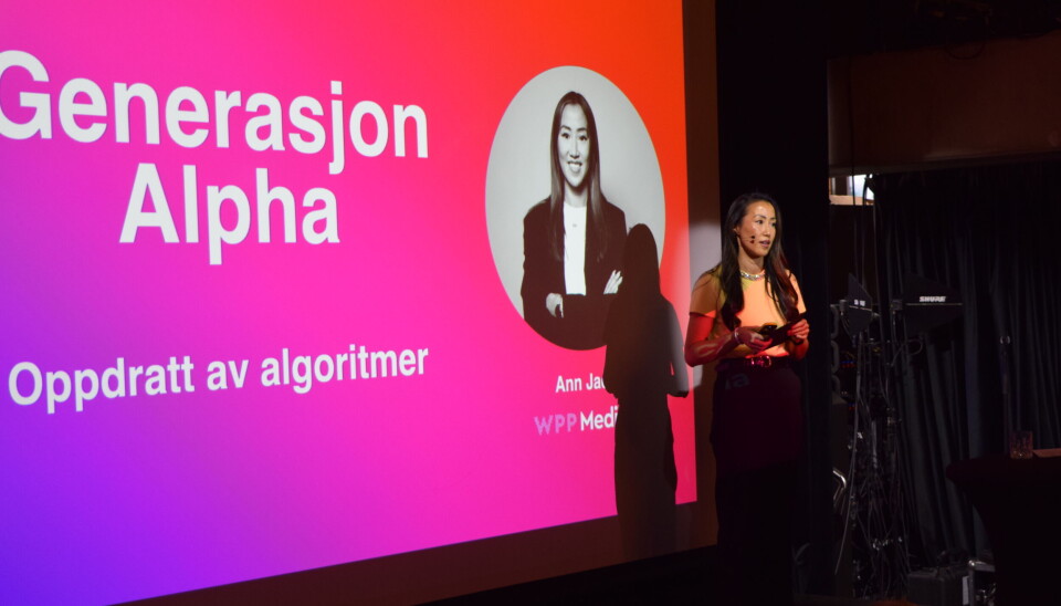 Ann Jack fra WPP Media holder foredrag om generasjon Alfa.