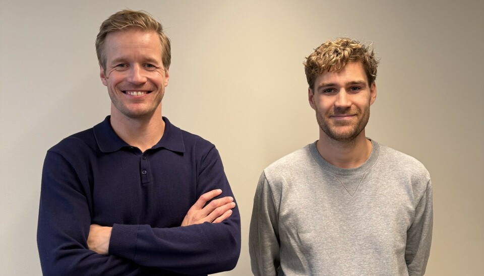 Ansetter: Administrerende direktør Ola Skavlem (t.v) er fornøyd med det nyeste tilskuddet til staben, Runar Mørkved Ola Skavlem og Runar Mørkved.