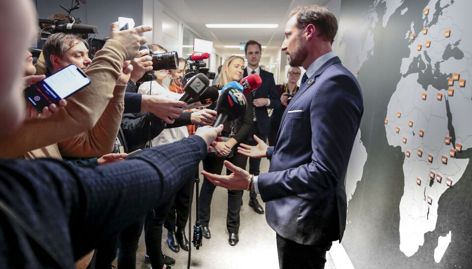 Åpner redaktørmøte: H.K.H Kronprins Haakon skal holde åpningstale under Norsk Redaktørforenings høstmøte onsdag. Åpner redaktørmøte: H.K.H Kronprins Haakon skal holde åpningstale under Norsk Redaktørforenings høstmøte onsdag.