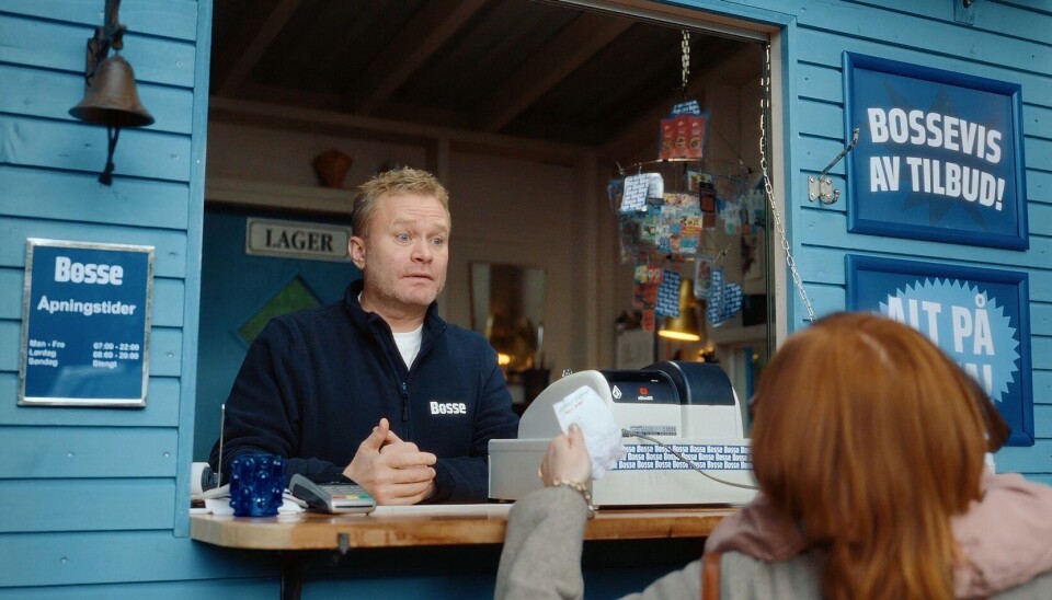 Ny frontfigur: Edward Schultheiss spiller Bosse i den nye reklamefilmen for Obs.